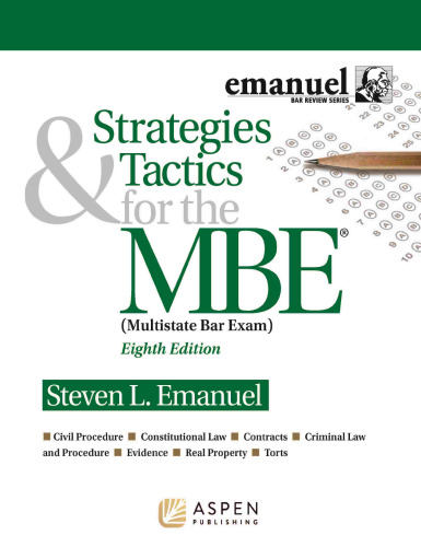Strategies & Tactics for the MBE (8th Edition) - pdf
